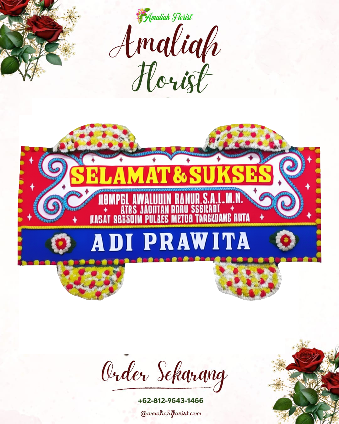 Papan Bunga Ucapan Selamat Silungkang